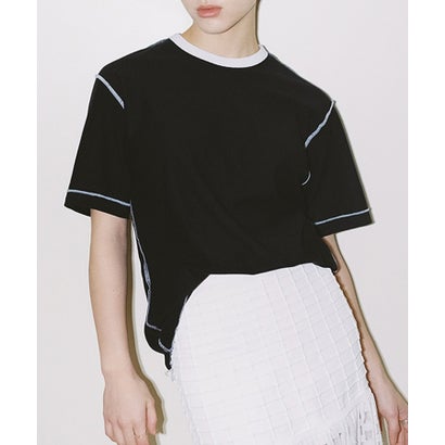 ヘインズ Hanes dodojean 百々千晴さんコラボレーション リバーシブルTシャツ （ブラック）