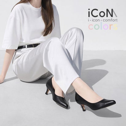 マミアン mamian 【 26SS iCoN COLORS 】5.0cm 痛くなりにくい 美脚ポインテッドトゥカラーパンプス／C57173 （ブラック） 6,237円