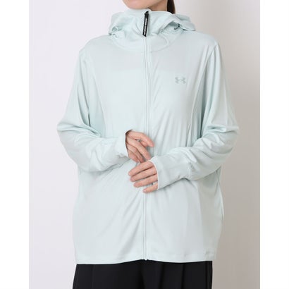アンダーアーマー UNDER ARMOUR レディース ニットジャケット UAUVプロテクション ロングスリーブ フーディー 6012615 (Illusion Green / /)