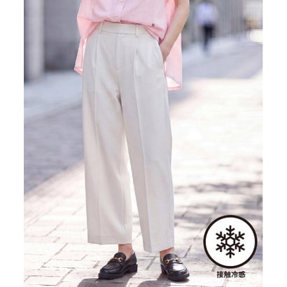お召しものテリア DRESSTERIOR センタープレスジョーゼットパンツ （暗灰色薄墨色(014)） ボトムス-レディースファッション-パンツ
