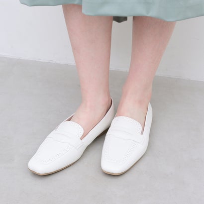 ラウナレア Launa lea 【26SS】スクエアトゥクラシックローファー(0617) （アイボリー） 7,858円