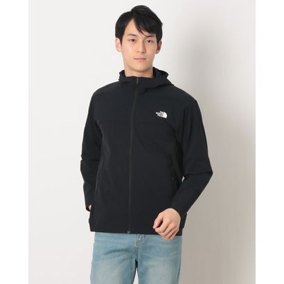 ザ・ノース・フェイス THE NORTH FACE メンズ トレッキング ソフトシェルジャケット Flexible Hoodie フレキシブルフーディ(メンズ) NP22581 （ブラック） 12,496円