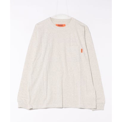 ユニバーサルオーバーオール UNIVERSAL OVERALL UOBACKLOGO L/S TEE U2533210-E （オートミール）