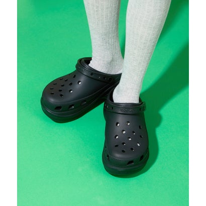 クロックス crocs classic bae clog クラシック ベイ クロッグ クロックス サンダル 厚底 ボリュームソール （ブラック）