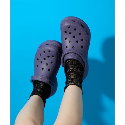 クロックス crocs classic bae clog クラシック ベイ クロッグ クロックス サンダル 厚底 ボリュームソール （パープル）