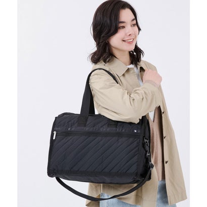 レスポートサック LeSportsac DELUXE MED WEEKENDER （ラインデボスブラック）