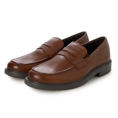 鍵を掛ける界面 ROCKPORT 総締め手振り 長い巻き毛拾 置き目毛革 （ミディアムブラウン）