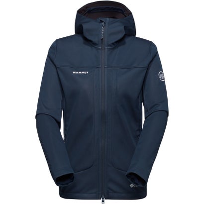 マムート MAMMUT マムート MAMMUT アウトドア ULTIMATE VIII SO HOODED JACKET AF WOMEN 101102660 （5118 MARINE）