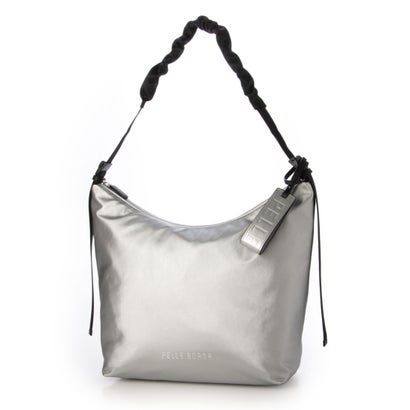 ペレボルサ PELLE BORSA 「チアーズ」ショルダーバッグ （しろがね色）