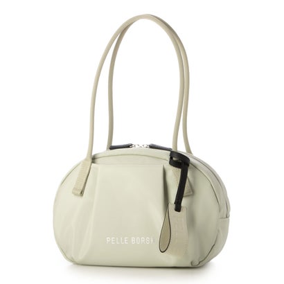 ペレボルサ PELLE BORSA ラウンド豆の町 （象牙色） ボストンバッグ-レディースバッグ