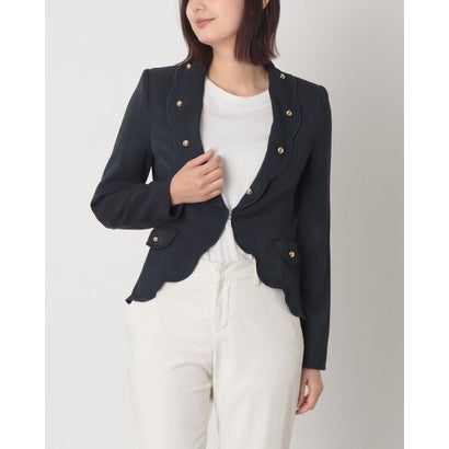 デニーローズ DENNY ROSE スタッズポイントスカラップジャケット （NAVY）