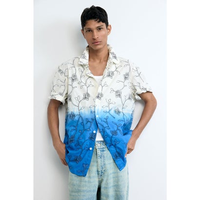 デシグアル Desigual グラデーション刺繍シャツ （ホワイト）｜LOCOMALL（ロコンド公式ストア）