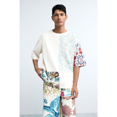 デシグアル Desigual パッチワークTシャツ （ホワイト）