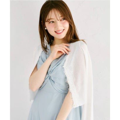 トッコクローゼット tocco closet スパンコール入りレース装飾リブニットカーディガン