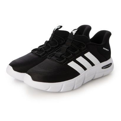 アディダス adidas レディース スニーカー RAPIDFIT_W_26FW Cloudfoam フレックス ラピッドフィット シューズ HP7002 （コアブラック/フットウェアホワイト/シルバーメタリック）