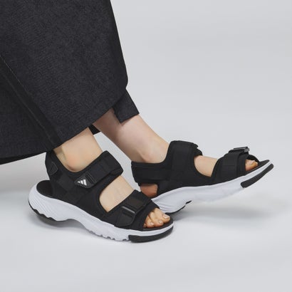 アディダス adidas スポーツサンダル LIFESTYLE__26SS ライフスタイル サンダル KI1188 （コアブラック/フットウェアホワイト/コアブラック）