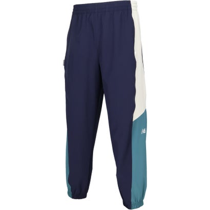 ニュー平衡にする New Balance ニュー平衡にする New Balance WOVEN JOGGER PANT ジョガーパンツ ズボン ボトムス 形づくる 吸汗速乾 伸ばすこと性 リラックスフ （TNV チームネイビー）