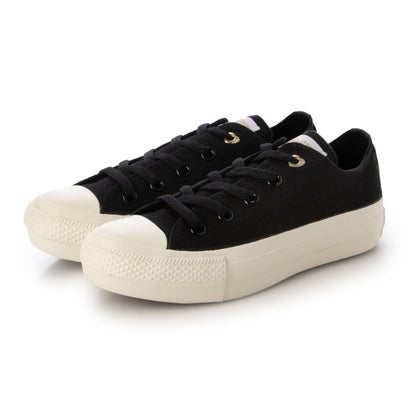コンバース CONVERSE レディース スニーカー ローカット ALL STAR PLTS BACKHEART OX (ブラック)