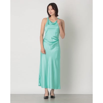 リナシメント RINASCIMENTO ドレープタックウエストマキシワンピース （Acqua Verde）