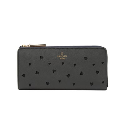 ランバン オン ブルー LANVIN en Bleu リュクサンブールハート Lファスナー長財布 （ネイビー） 13,200円