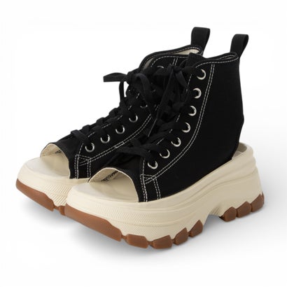 コンバース CONVERSE オールスター トレックウェーブ カットアウト サンダル (ブラック)|LOCOMALL(ロコンド公式ストア)