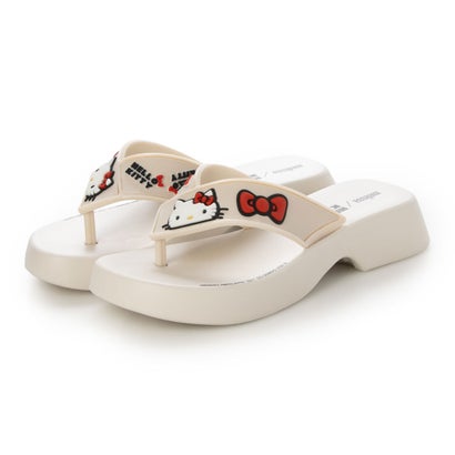 メリッサ melissa MELISSA FLATFORM + HELLO KITTY AD （BEIGE/BLACK）