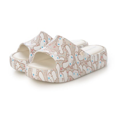 メリッサ melissa MINI MELISSA FREE PLATFORM SLIDE + HELLO KITTY AND FRIENDS INF (BEIGE/BROWN)