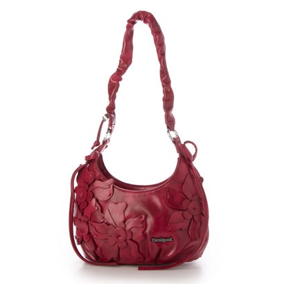 デシグアル Desigual 花の装飾が付いた小さなバッグ (ピンク/レッド)|LOCOMALL(ロコンド公式ストア)