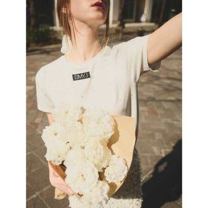 エイミーイストワール EIMY ISTOIRE 10th Chapter T shirt 2 （WHITE） レディースファッション-Tシャツ・カットソー