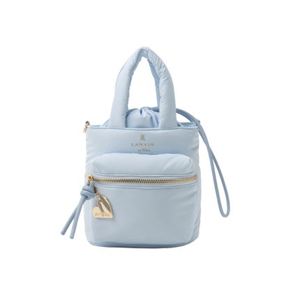 ランバン オン ブルー LANVIN en Bleu ボンボン 2wayミニショルダーバッグ (ライトブルー)