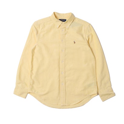 ラルフローレン RALPH LAUREN ボーイズライン 323-677133 ワンポイント オックスフォードプルオーバー 長袖プルオーバー （黄色）