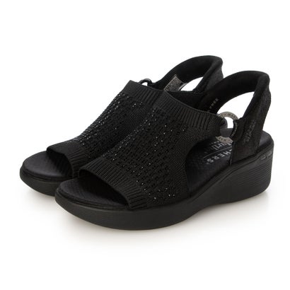 スケッチャーズ SKECHERS Slip-ins Martha Stewart:Pier Lite - Park Path(スリップインズ マーサ・スチュワート:ピアライト - パークパス) 188001 (ブラック/ブラック)|LOCOMALL(ロコンド公式ストア)
