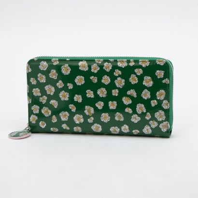 ツモリチサト キャリー tsumori chisato CARRY グリッターフラワー ラウンドファスナー 長財布 (グリーン)|LOCOMALL(ロコンド公式ストア)