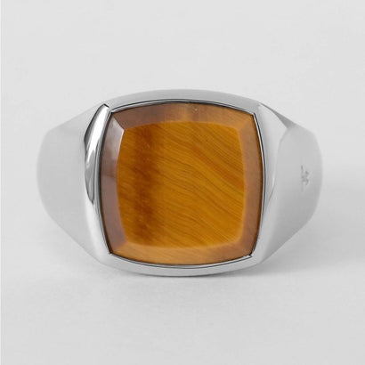 トムウッド TOM WOOD リング ケイ リング TIGER EYE 101438 (シルバー)