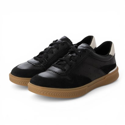 ハッシュパピー Hush Puppies MAE CAP TOE LACE/WHITE LEATHER （BOLD BLACK） スニーカー-レディース靴