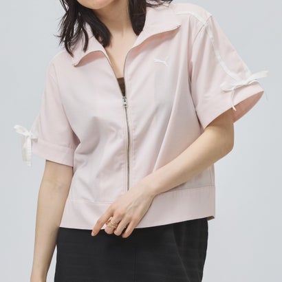プーマ PUMA レディース 半袖Tシャツ リネンミックスマテリアル SS JKT_ 638096 （JASMINE FLOWER）