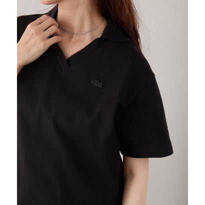 ラコステ LACOSTE 【日本正規品】 ワンポイントロゴ スキッパーポロシャツ PF019J-99 (ブラック)|LOCOMALL(ロコンド公式ストア)