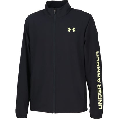 アンダーアーマー UNDER ARMOUR アンダーアーマー UNDER ARMOUR UA フレッシュウーブン フルジップ 上衣 UA FRESH WOVEN FULL ZIP JACKET メン （002 BLACK） スポーツ・アウトドア-ウェア-ゴルフ