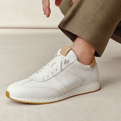 コール ハーン COLE HAAN グランドプロ ロープロファイル スカイウィーブ ランナー mens （オプティックホワイト/ナチュラルバケッタ/オプティックホワイト）
