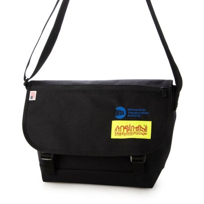 マンハッタンポーテージ Manhattan Portage NY MESSENGER BAG JR FZP LVL MTA （Black）