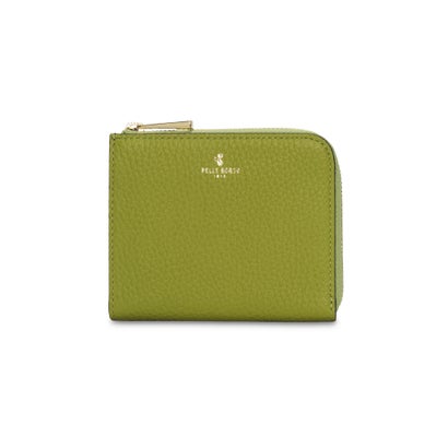 ペレボルサ PELLE BORSA コンパクト財布 （グリーン）
