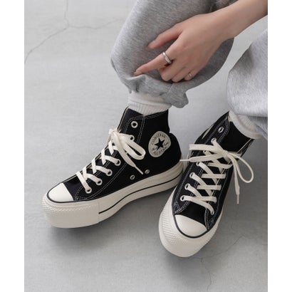 ウェレッグ セレクト welleg sellect CONVERSE コンバース ALL STAR LIFTED HI オールスター リフテッド ハイカット 厚底 スニーカー （4020ブラックHI）