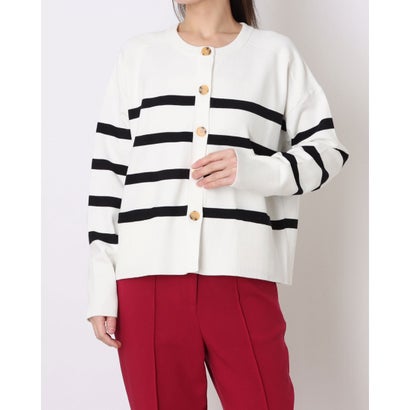 ホブズ HOBBS MEGAN STRIPED CARDIGAN (IVORY NAVY)