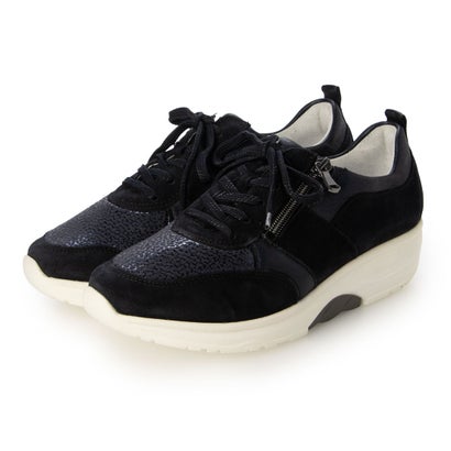 ヨーロッパコンフォートシューズ EU Comfort Shoes Waldlaufer 外反母趾相応う 旋回シューズ （deepblue）