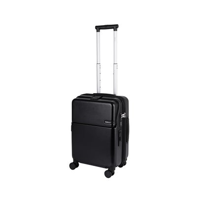 トラベリスト TRAVELIST トラベリスト スーツケース 機内持ち込み Sサイズ 35L/43L 軽量 拡張 静音 ストッパー ドリンクホルダー TRAVELIST 76-25140 （ブラック）｜LOCOMALL（ロコンド公式ストア）