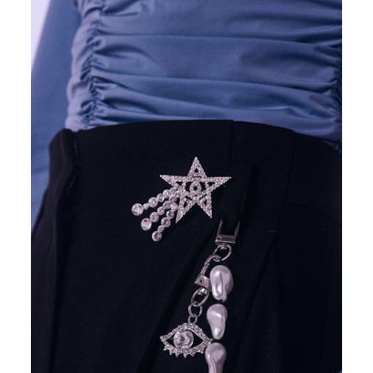 イリスフォーセブン IRIS47 shooting star brooch/シューティング スター ブローチ BO227 （シルバー）