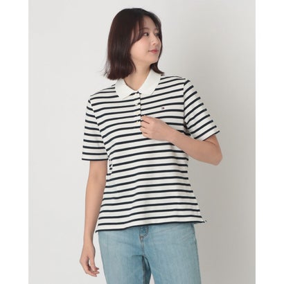 トミー ヒルフィガー TOMMY HILFIGER レギュラーカラーピケショートスリーブポロ （米国海軍）