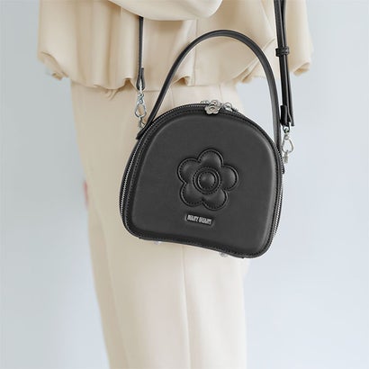 マリークワント MARY QUANT アーチシェイプ 2WAYショルダー （ブラック）