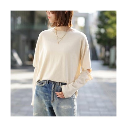 アントム ANTHOM ANTHOM ニット カットソー A40509 長袖 （01/ホワイト）