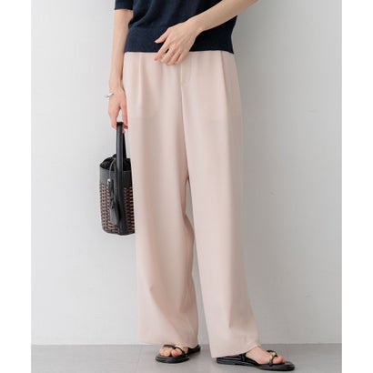 23区 【WEB&一部店舗限定】ストレッチジョーゼット ワイドパンツ （ピンク系）｜LOCOMALL（ロコンド公式ストア）